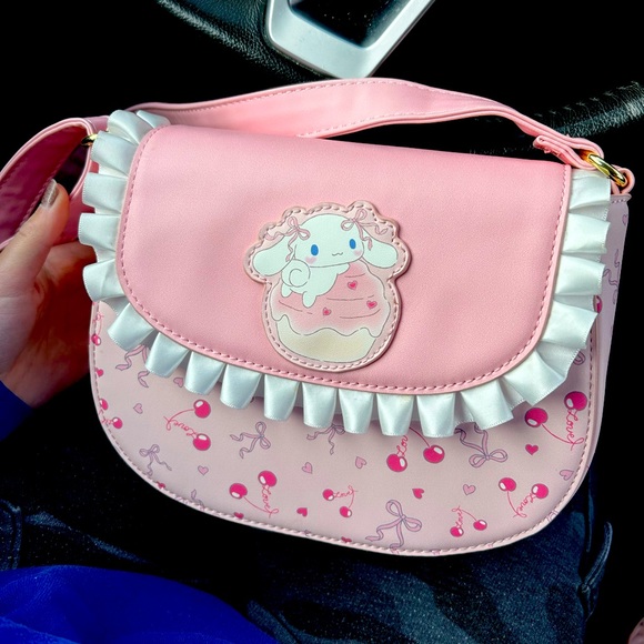 Her Universe Handbags - Sanrio Cinnamoroll Her Universe Cherry Cupcake Baby Pink Crossbody